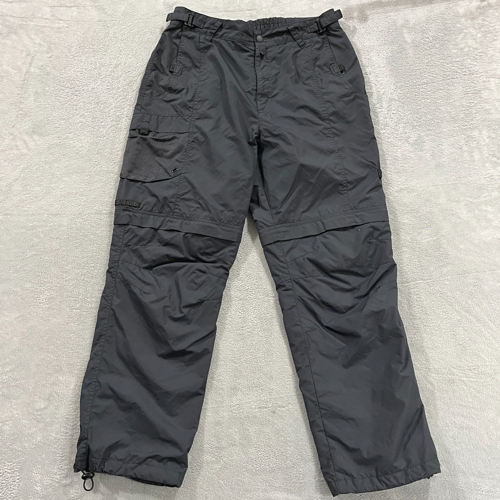 Columbia Pants Mens Medium Cargo Convertible Adjustable Waist Nylon Hiking‎ Y2K